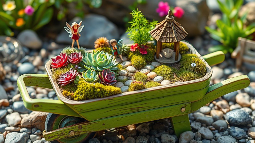 whimsical miniature landscapes created