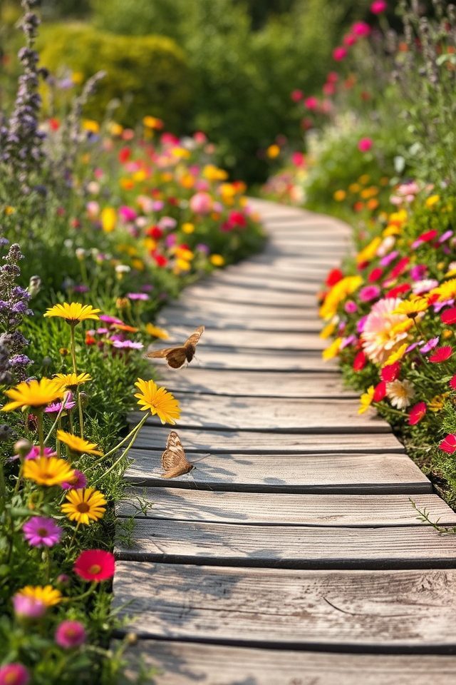 wildflower pathways enhance accessibility