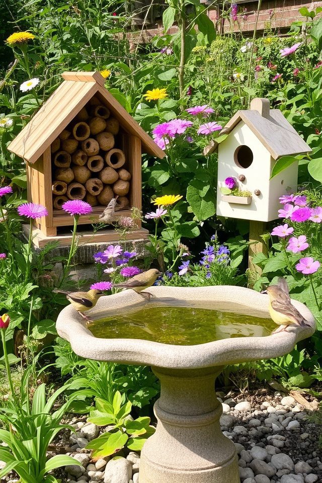 wildlife friendly garden features