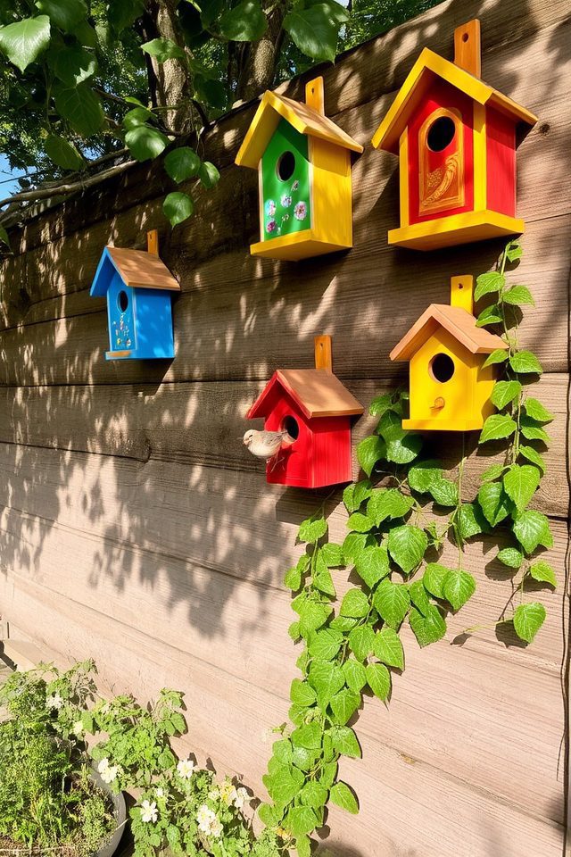 wildlife friendly wall birdhouses