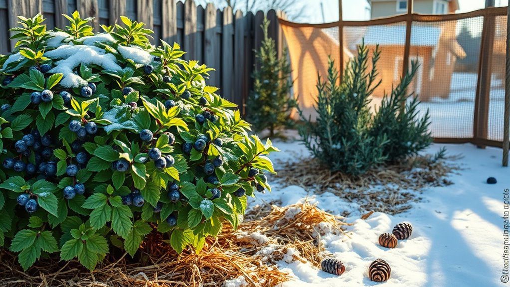 winter hardy blueberry garden design