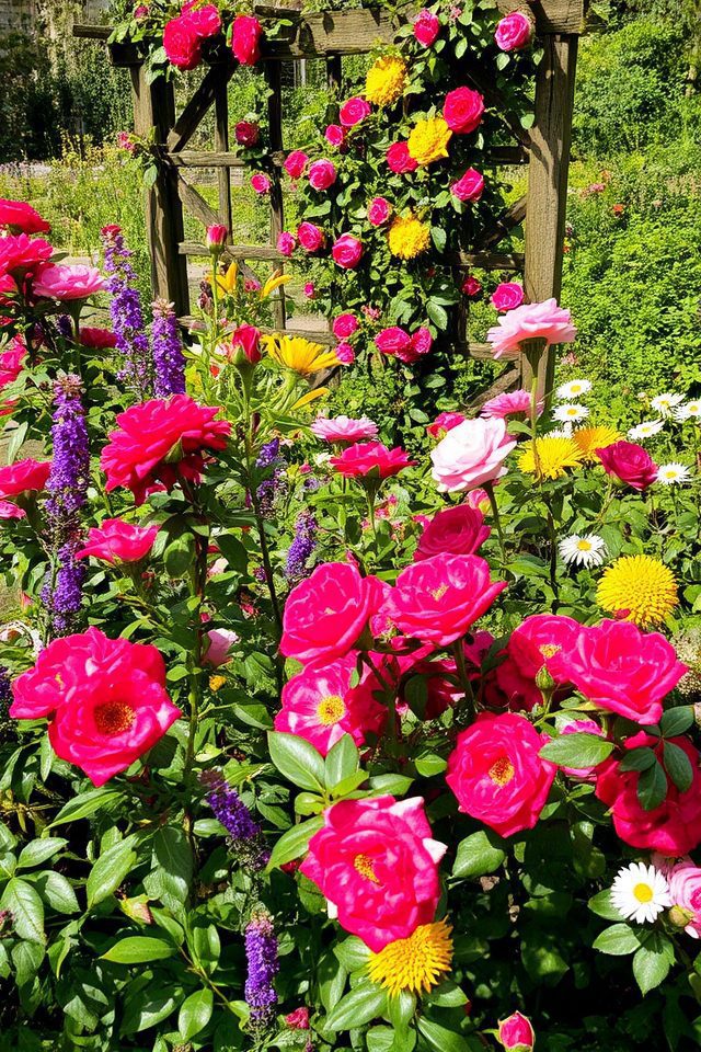 year round floral garden pairing