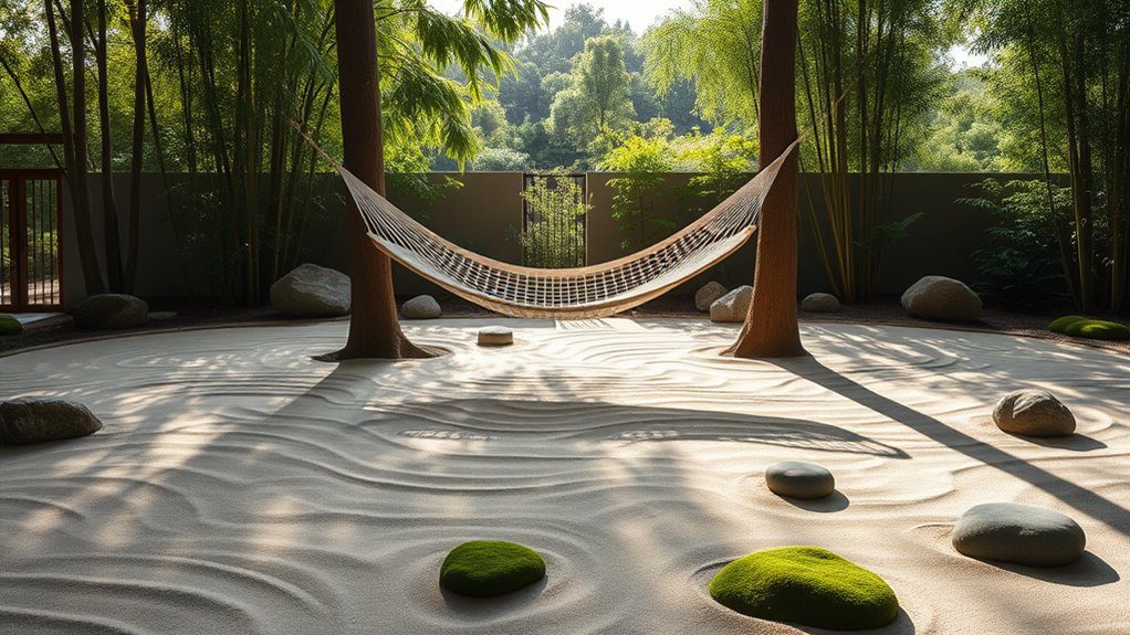 zen hammock garden retreat