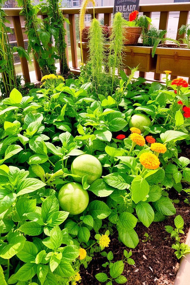 companion plants enhance watermelons