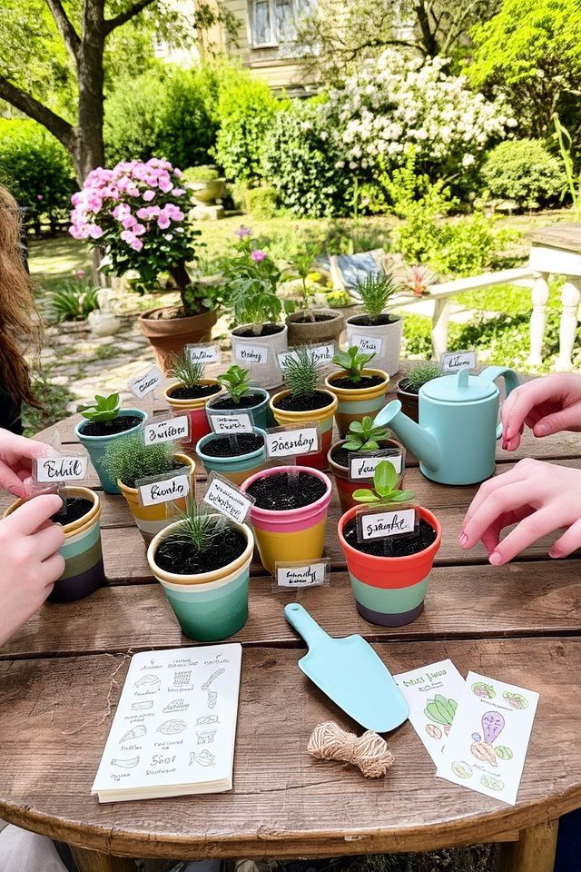 creative gardening gift kits