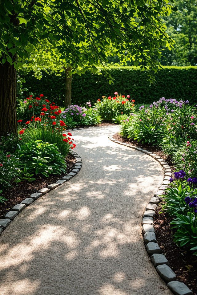 diatomaceous earth decorative pathways