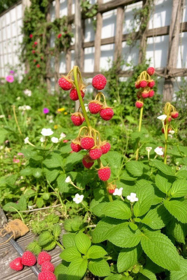 edible aesthetic raspberry landscapes
