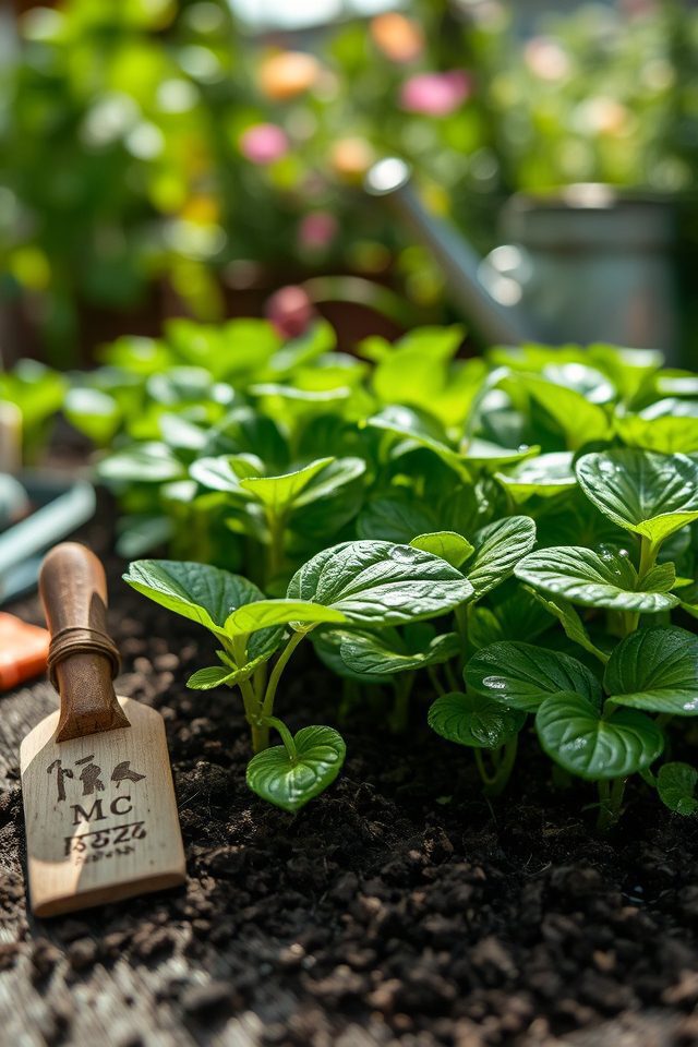 grow aromatic perilla leaves