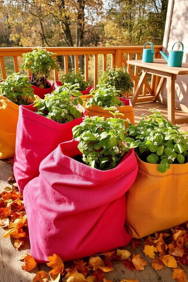 grow potatoes in bags
