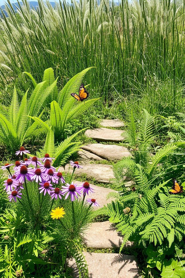 native plants low maintenance garden