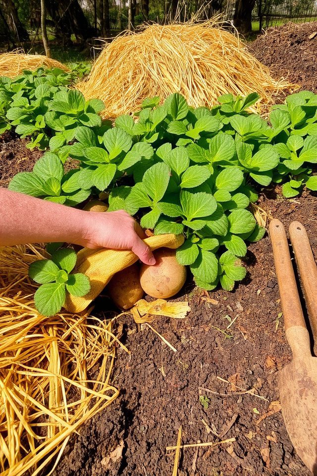 no dig potato harvest method