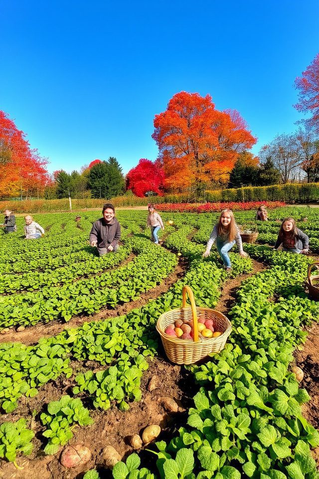 potato maze scavenger hunt