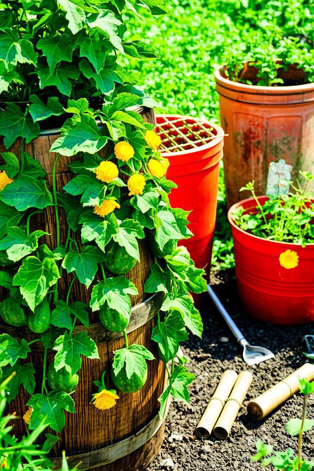 repurpose containers for watermelons