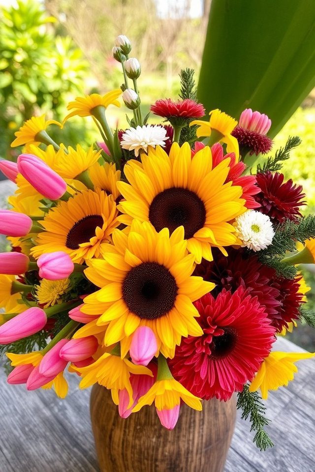 seasonal blooms symbolize friendship
