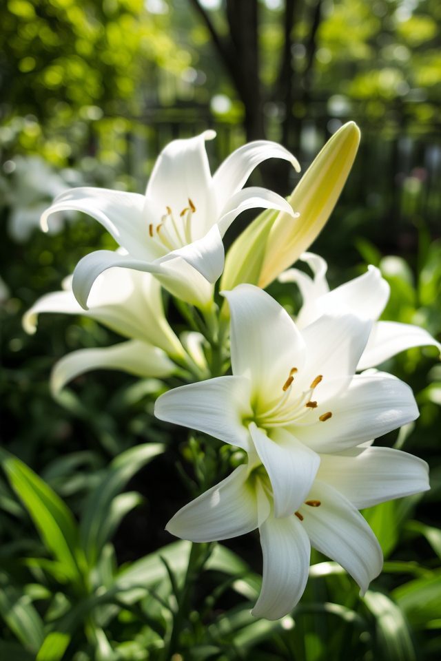 serene elegance of lilies