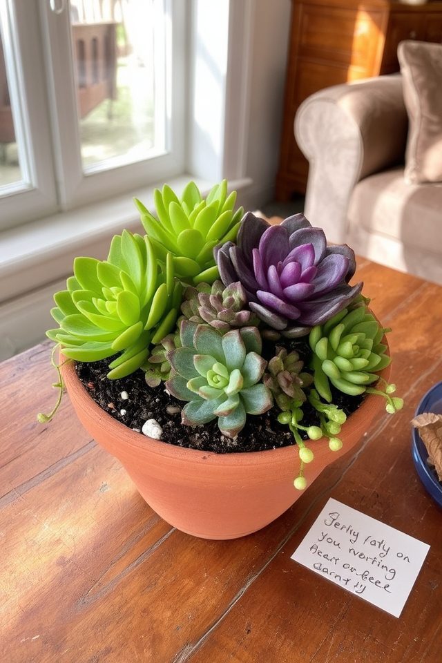 succulent gifts for friendships
