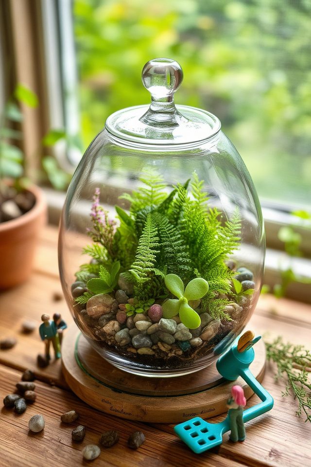 terrariums symbolizing friendship growth