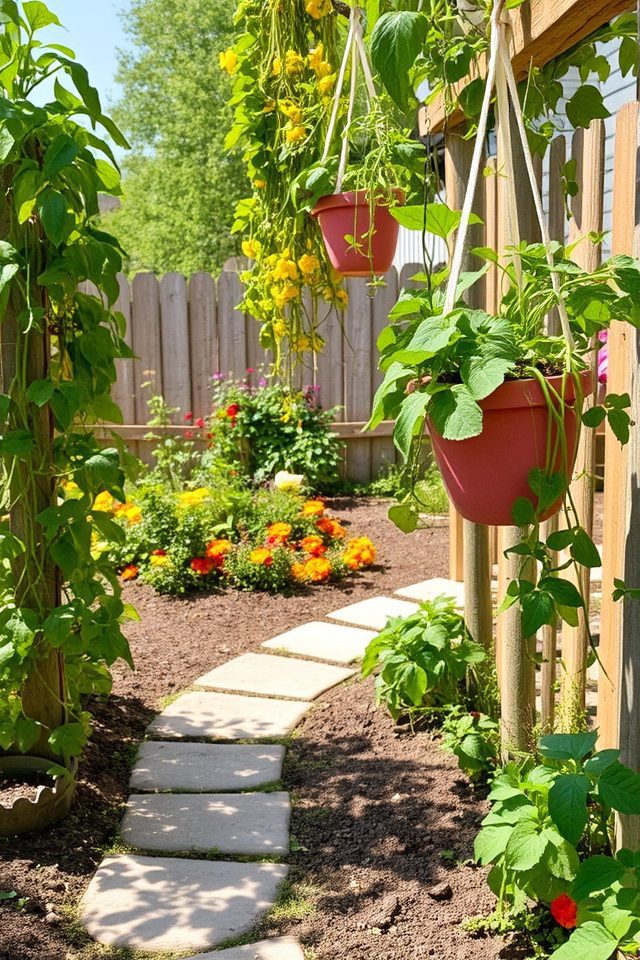 vertical gardening watermelons growth