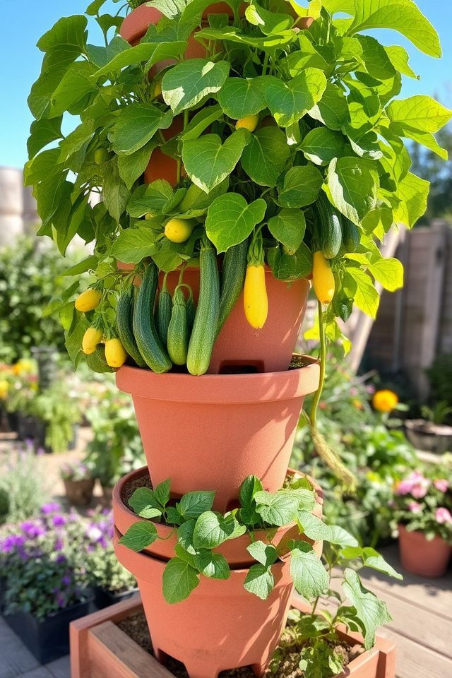 vertical space gardening solution