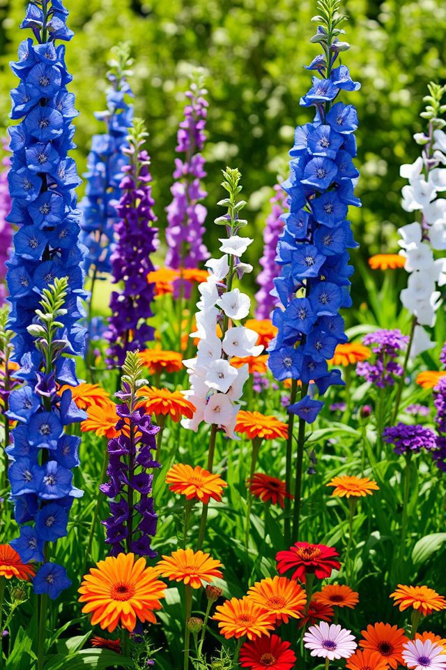 vibrant summer flower combination