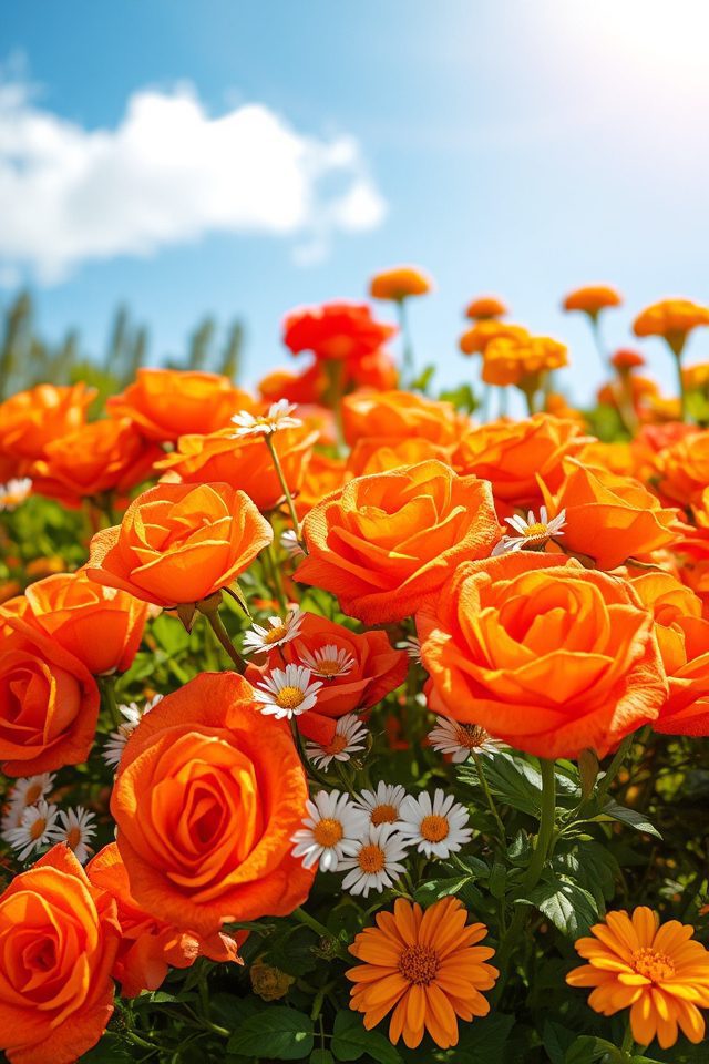 vibrant summer garden centerpiece