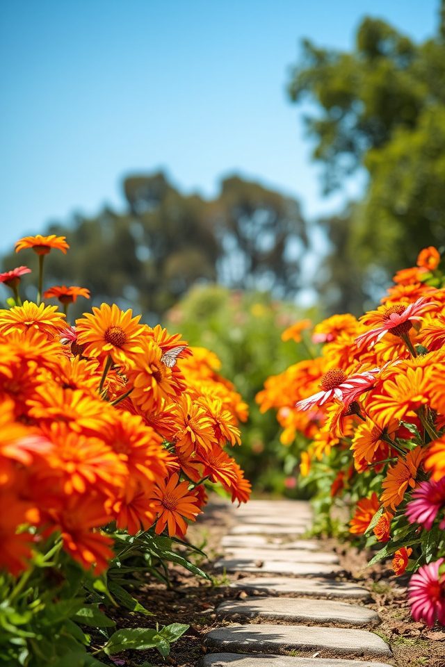 vibrant zinnias for summer