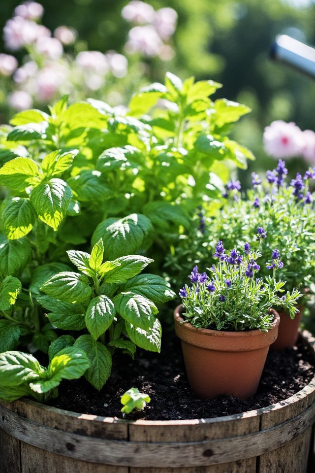 aromatic herb garden benefits