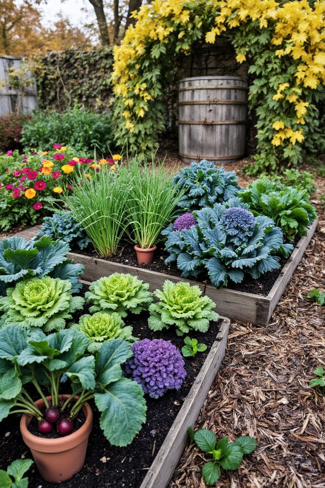 autumn vegetable garden design