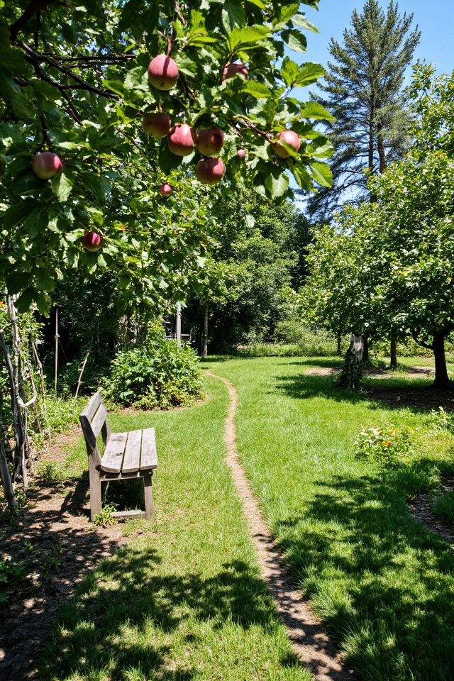 backyard apple orchard creation