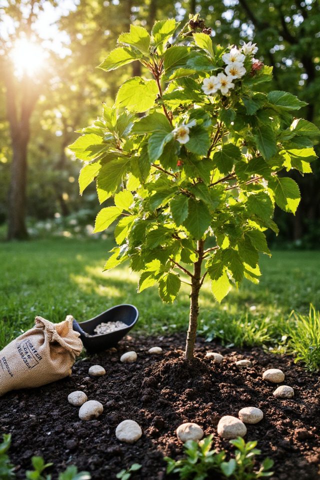 balanced fertilizer for apple trees