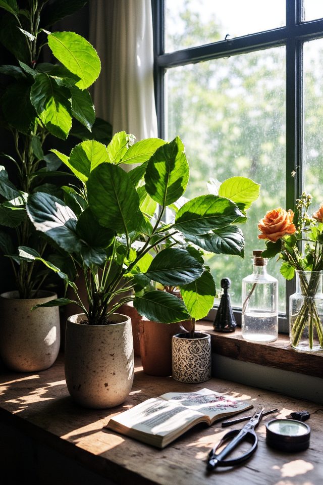 bright light consistent watering