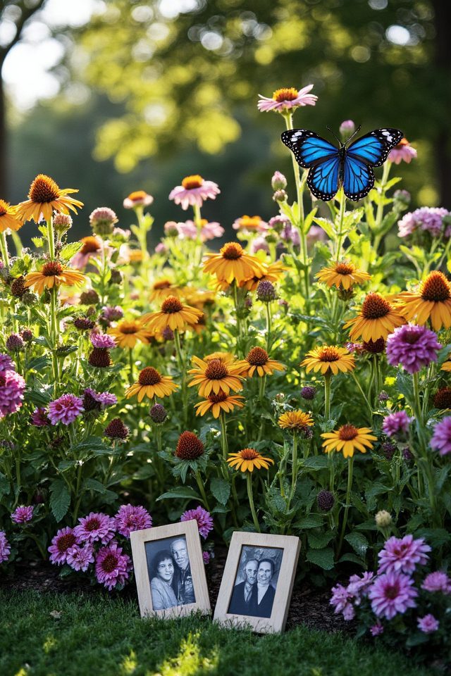 butterfly garden for remembrance