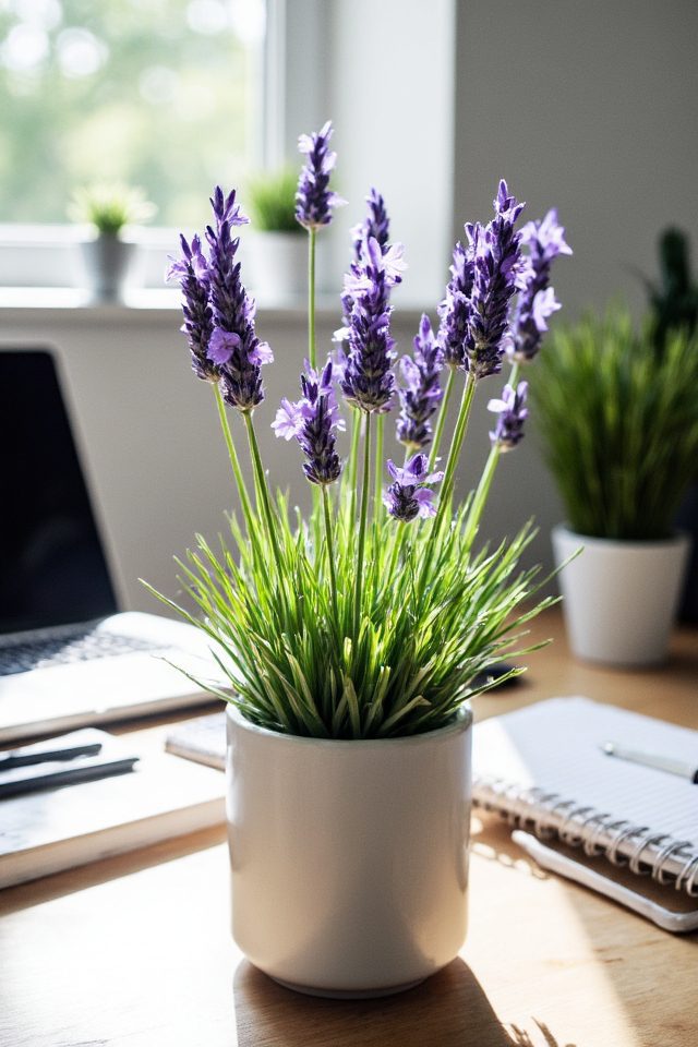 calming low maintenance office plant