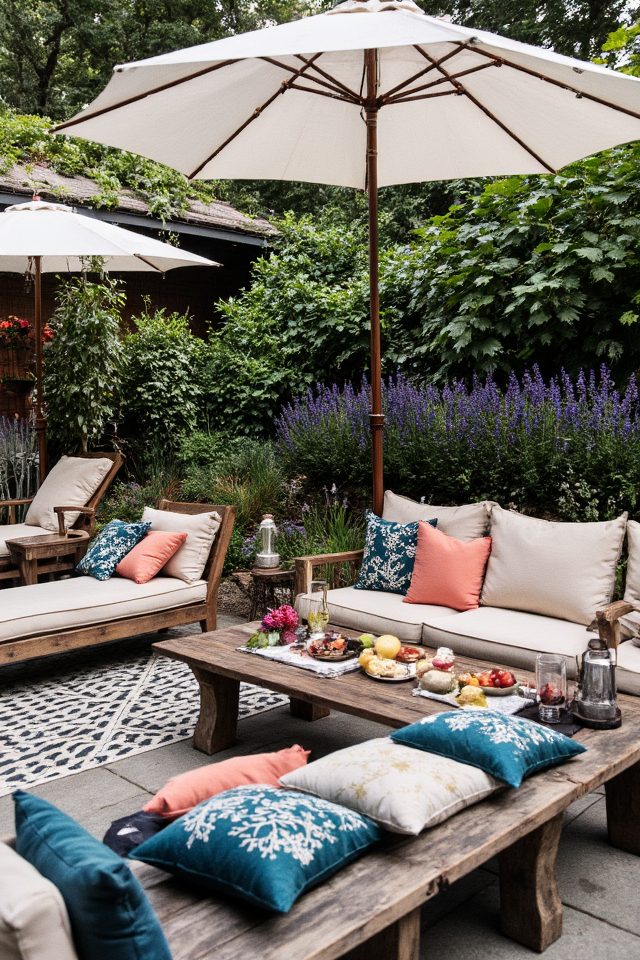 comfortable outdoor seating arrangements