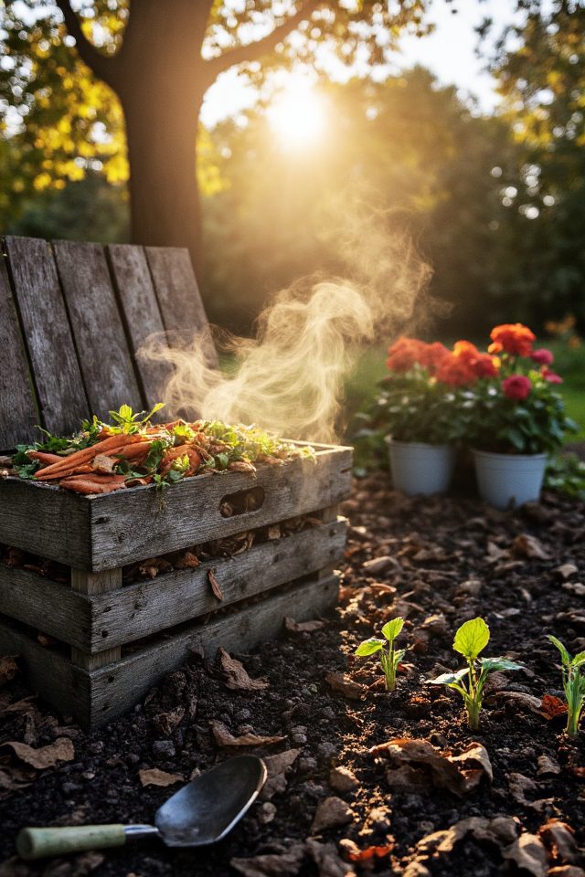 compost bin for nutrient rich soil