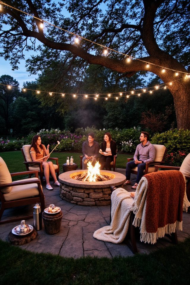 cozy fire pit gatherings