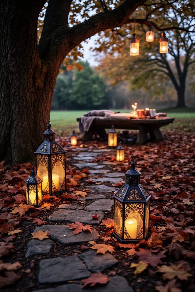 cozy lanterns for ambiance