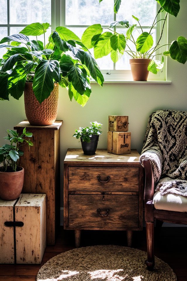 creative coffee plant stands