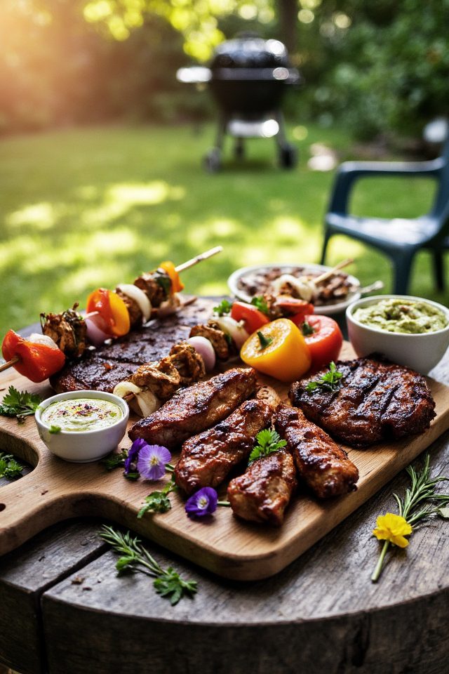 elevate barbecue presentation creatively