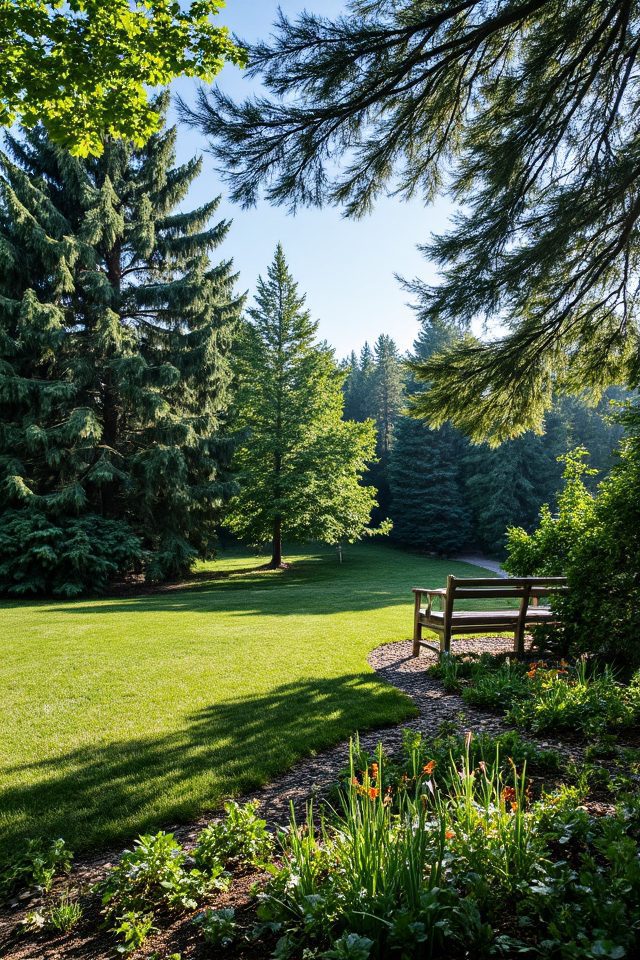 evergreen windbreaks enhance landscapes