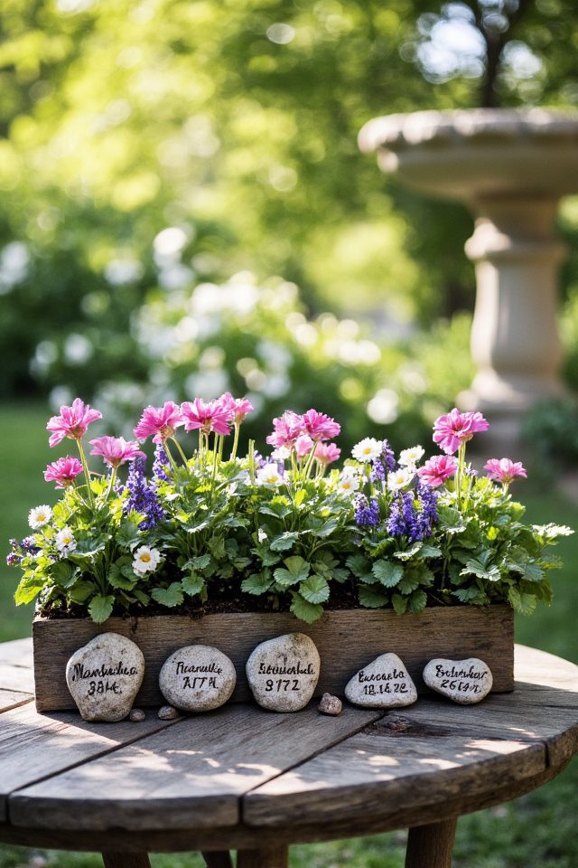 family connection garden display