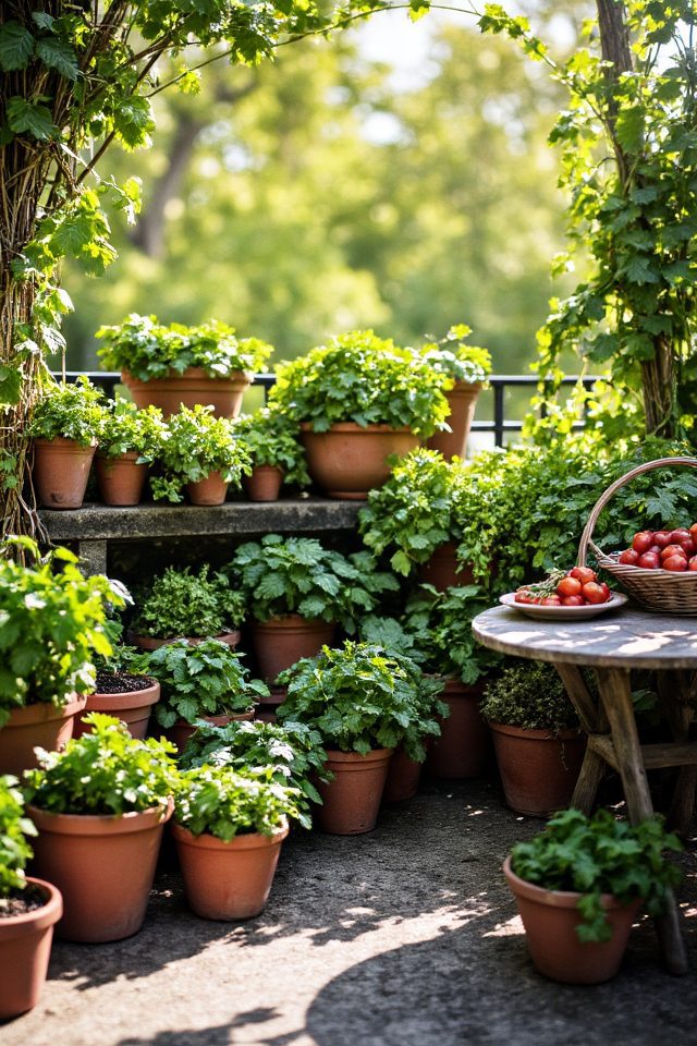 fresh produce in containers
