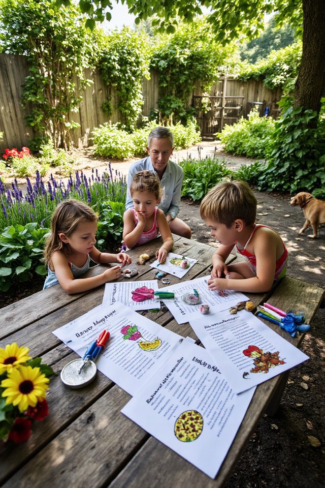 garden scavenger hunt adventure