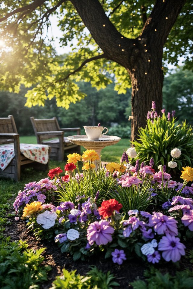 garden tribute for grandparents