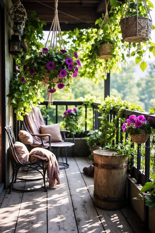 hanging planters for aesthetics