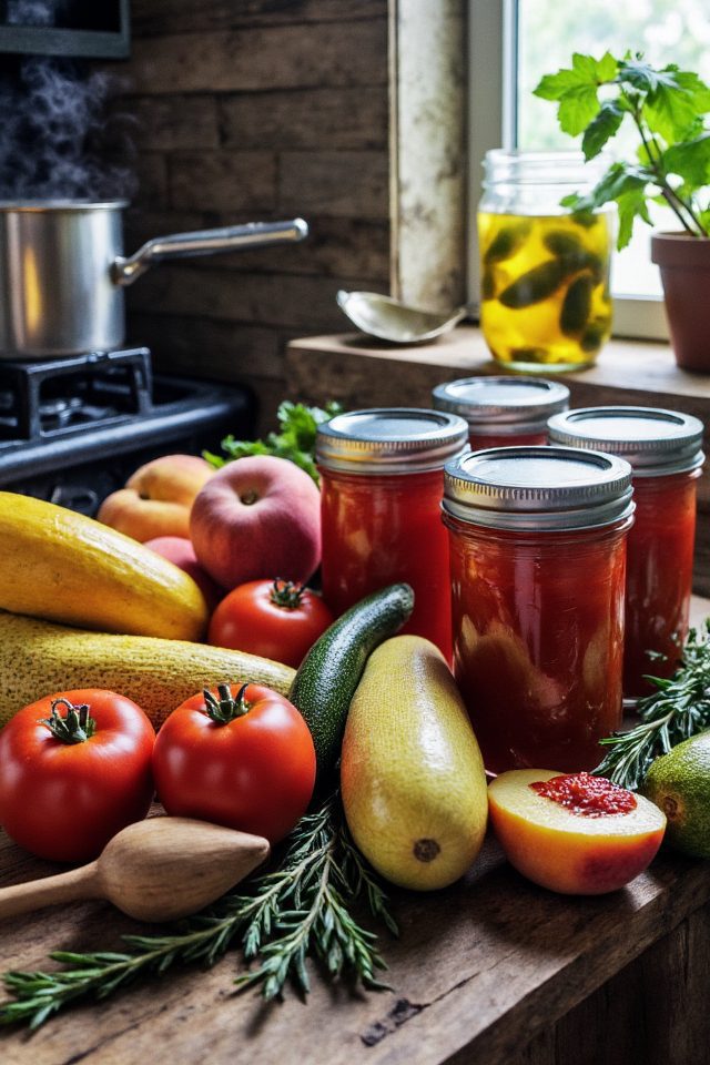 harvest preservation through canning