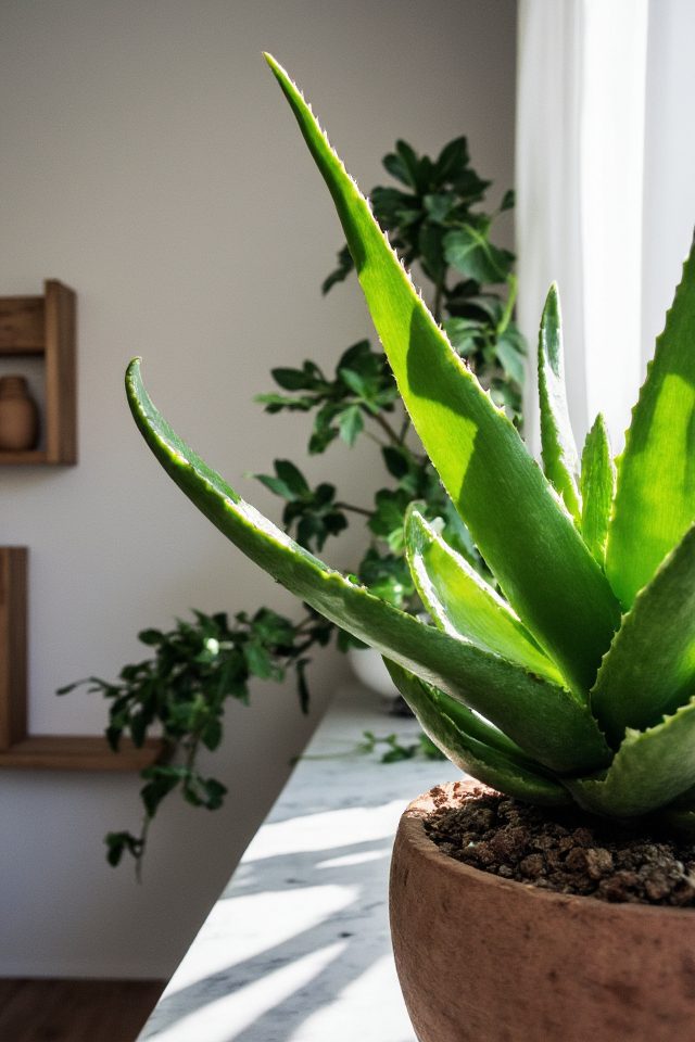 healing indoor succulent plant