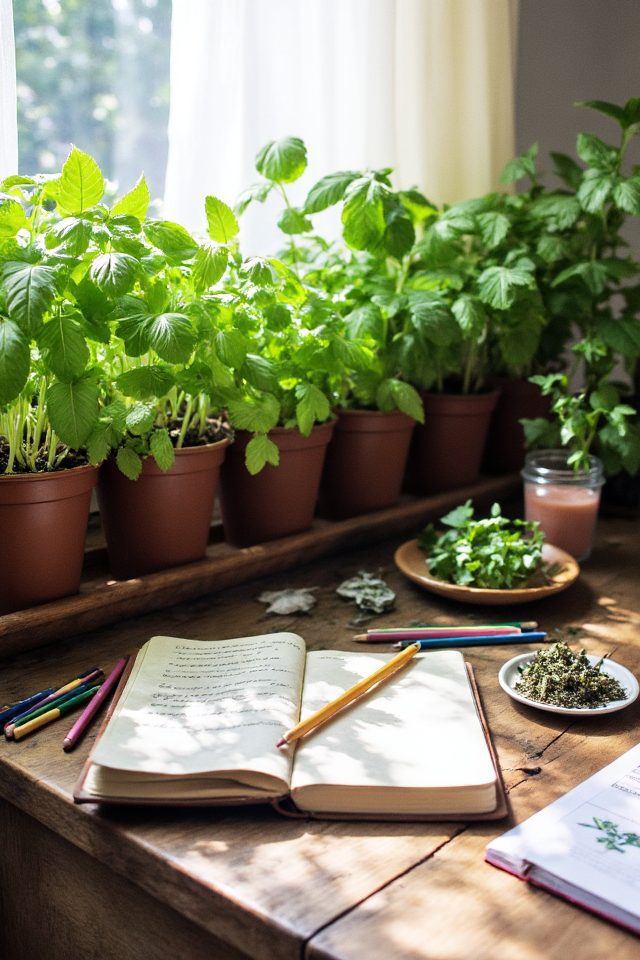 herb garden educational journals