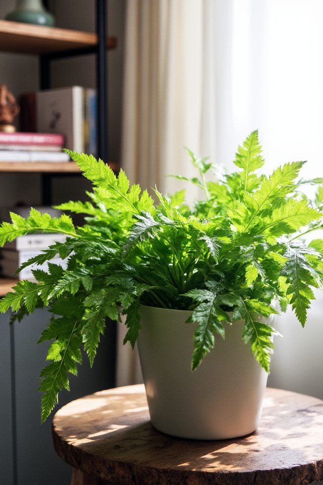 lush air purifying indoor greenery