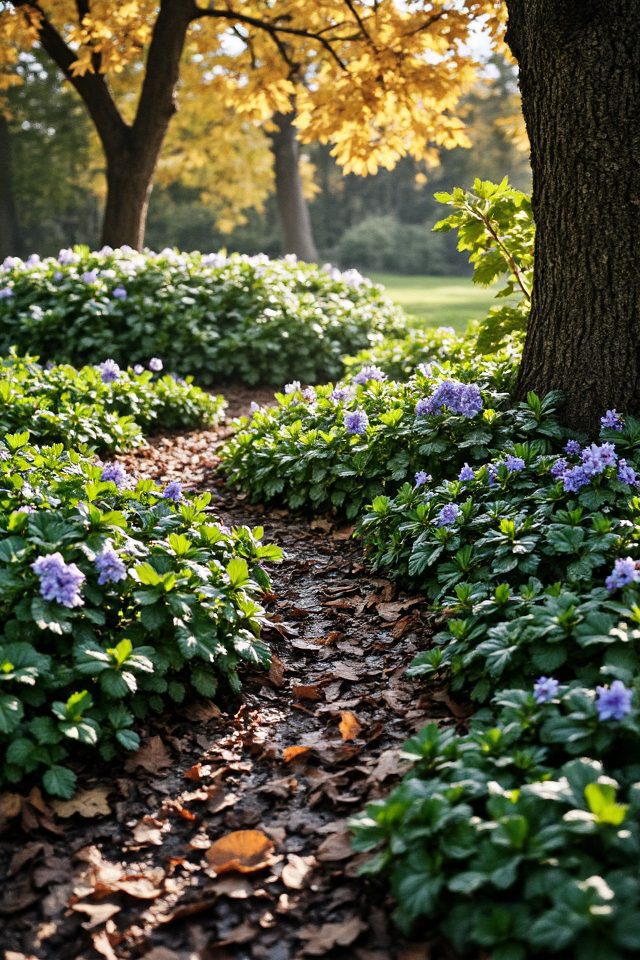 lush autumnal ground covers